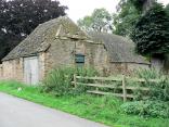 An old barn at Ashby St Ledgers in England.