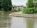 The Leicester Canal starts on its way north in England.