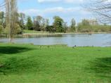 Lakes within Blenheim Great Park in Oxfordshire.